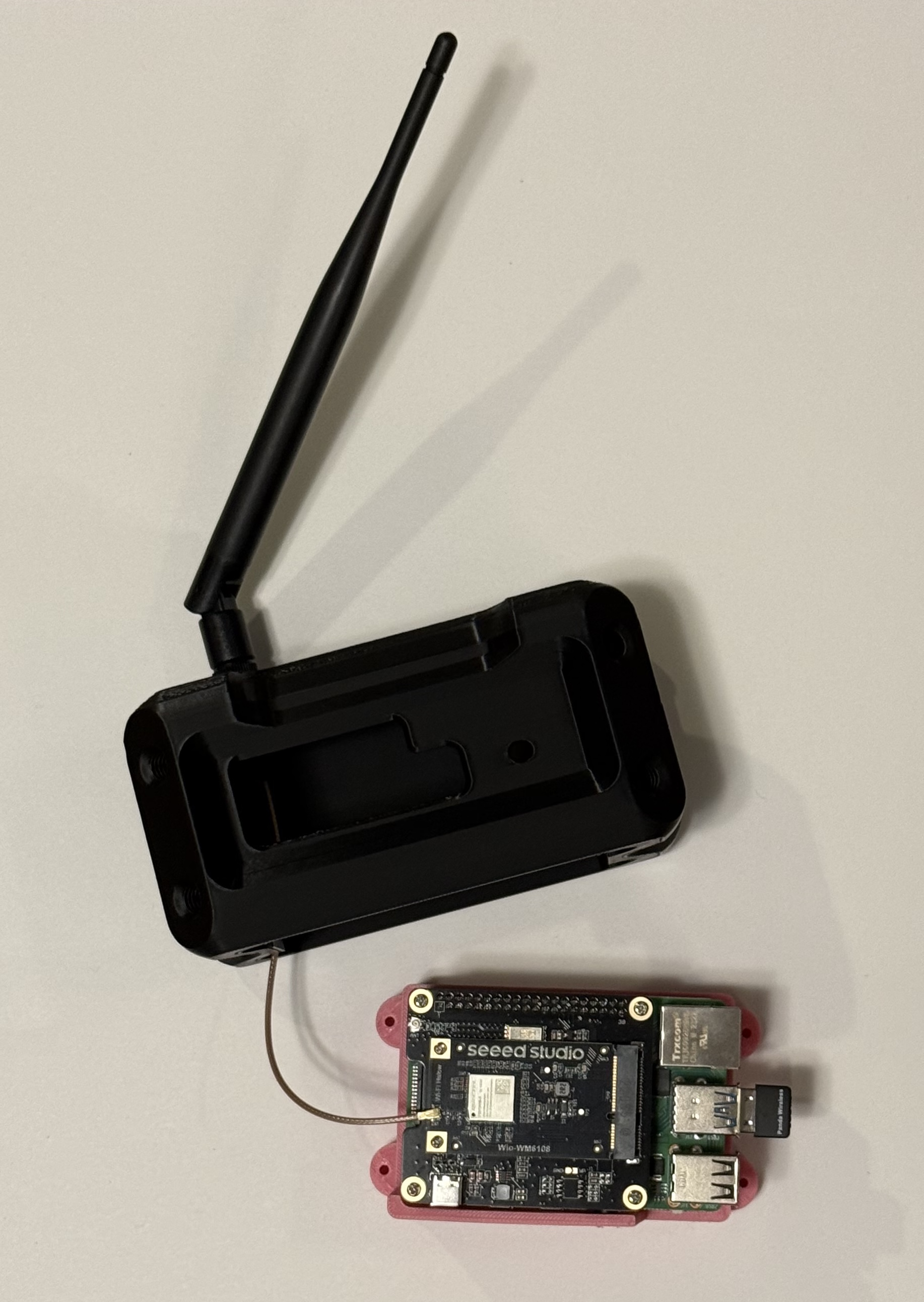 component array attached to antenna