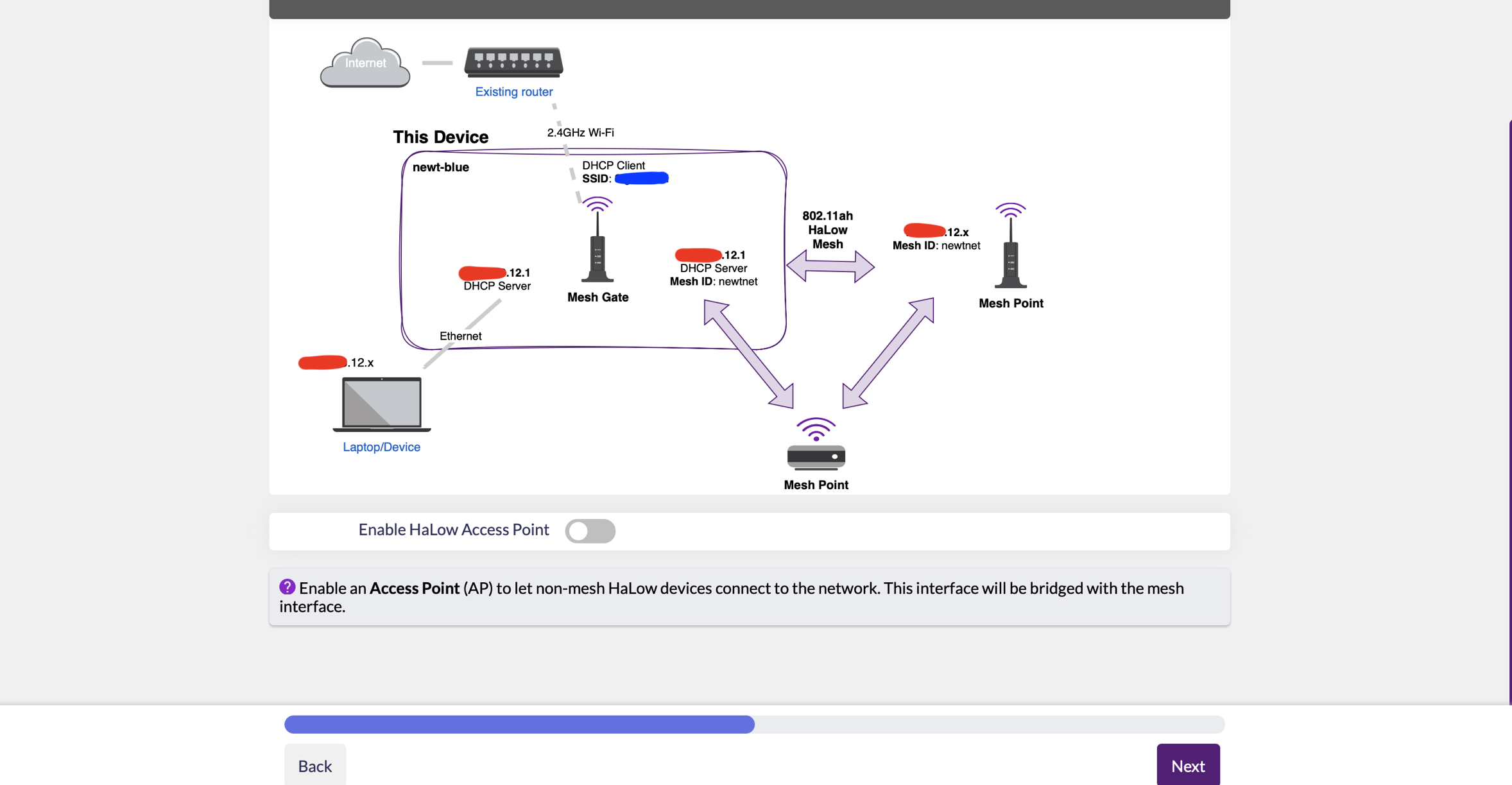 no need to enable HaLow access point